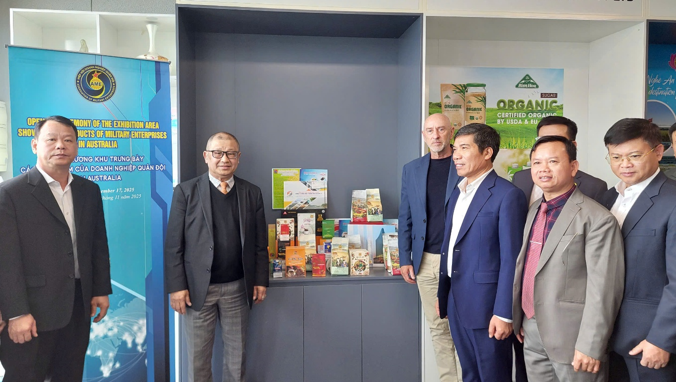 Doanh nghiệp Quân đội đẩy mạnh xúc tiến thương mại tại Australia